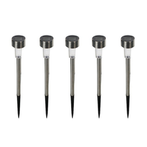 Комплект от 5 броя Led соларни лампи - автоматично включване без разход за електроенергия