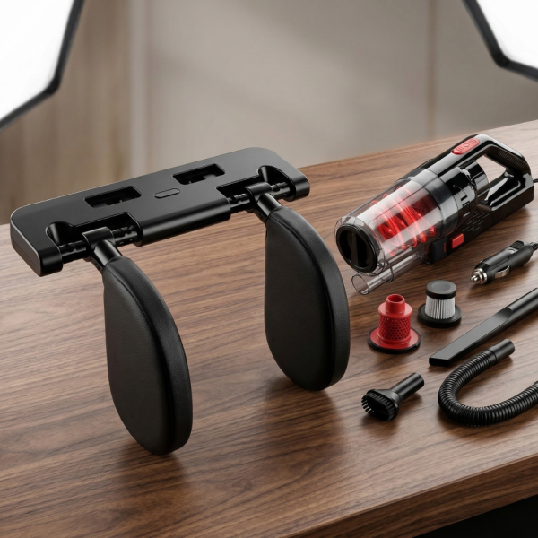 Ергономична опора за глава и врат за автомобили TV1478 + Подарък Автомобилна прахосмукачка SONRU 7000Pa с мощност 150W CLEAN17