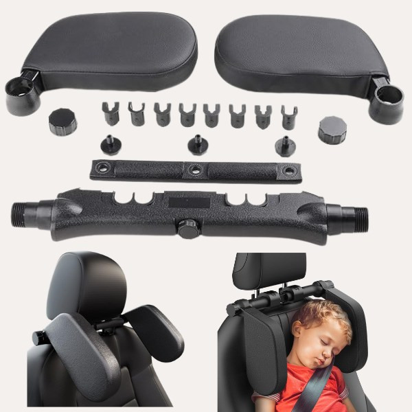 Ергономична опора за глава и врат за автомобили TV1478 + Подарък Автомобилна прахосмукачка SONRU 7000Pa с мощност 150W CLEAN17 16