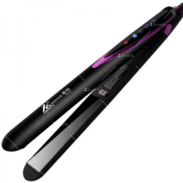 Преса за коса с турмалинови керамични плочи TV667 + Подарък 2 броя Компактен кристален уред за премахване на окосмяване TV1106