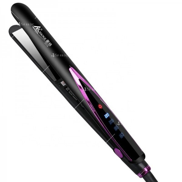 Преса за коса с турмалинови керамични плочи TV667 + Подарък 2 броя Компактен кристален уред за премахване на окосмяване TV1106