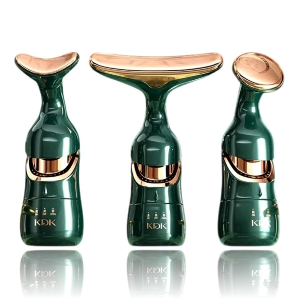 Електрически 4D масажор за лице, шия и очи 3в1 – Анти-ейдж уред с 3 сменяеми глави и лифтинг ефект за стягане и колаген 11