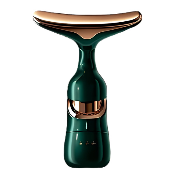 Електрически 4D масажор за лице, шия и очи 3в1 – Анти-ейдж уред с 3 сменяеми глави и лифтинг ефект за стягане и колаген