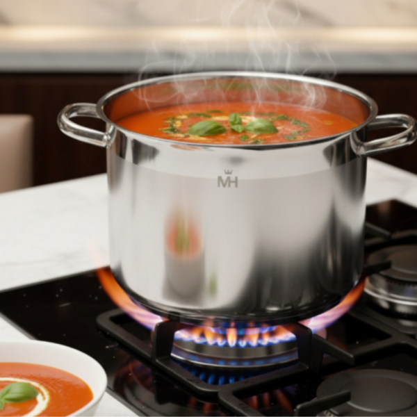 Професионална тенджера за готвене MERCURY HAUS COSMO PREMIUM + Подарък Мултифункционално кухненско ренде Wire Cutter TV1164