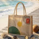 Стилна лятна чанта за плаж и разходка, размер 43 х 34 см 3