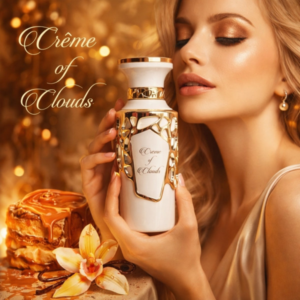 Луксозен парфюм Fragrance World Creme of Clouds - Уютна прегръдка от кокосово мляко и бита сметана, 100мл