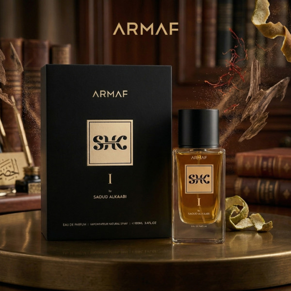 Дървесно-ориенталски мъжки парфюм ARMAF SHK By Saoud Alkaabi с бергамот, ветивер и кедър, 100 мл