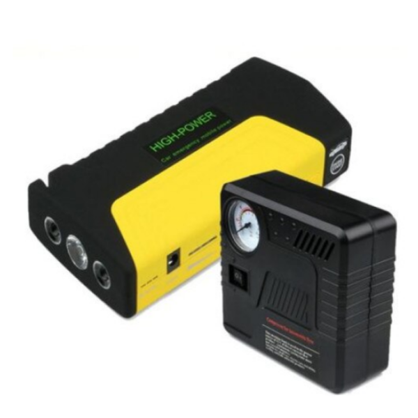 Мултифункционално стартерно устройство и компресор 2 в 1 Car Jump Starter 69800mAh 8