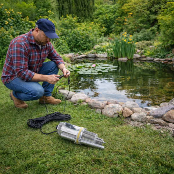 Дебит - Помпа за чиста вода с горно засмукване за дълбоки кладенци 1500W 1100L