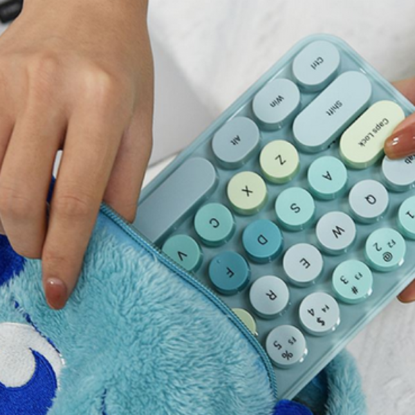 Комплект безжична клавиатура и мишка MOFII Bean, 2.4G - ергономичен дизайн и компактни размери 4