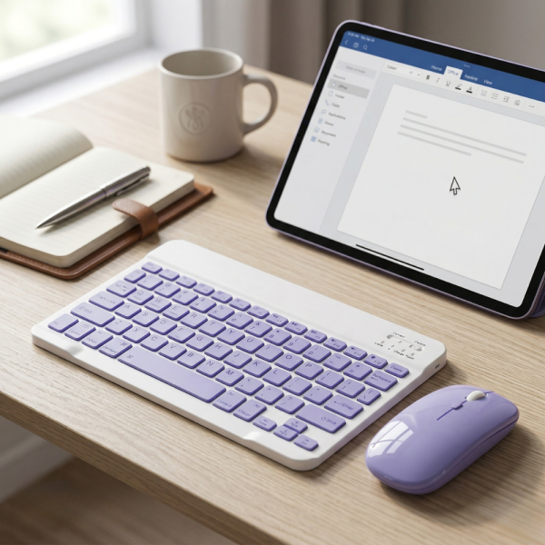 Комплект Bluetooth клавиатура и мишка – ултратънки, презареждащи се, мултифункционални 1