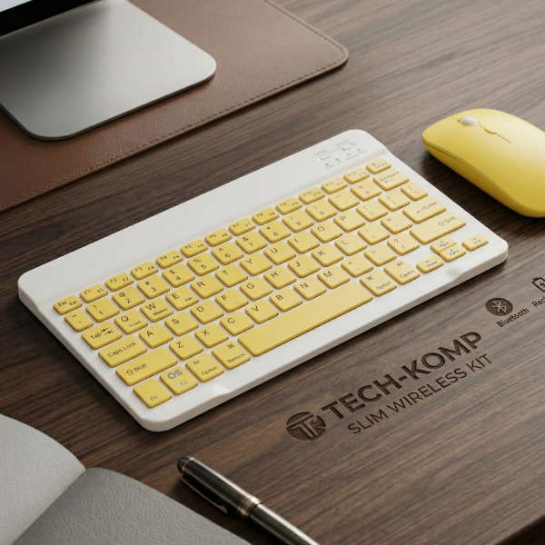 Комплект Bluetooth клавиатура и мишка – ултратънки, презареждащи се, мултифункционални