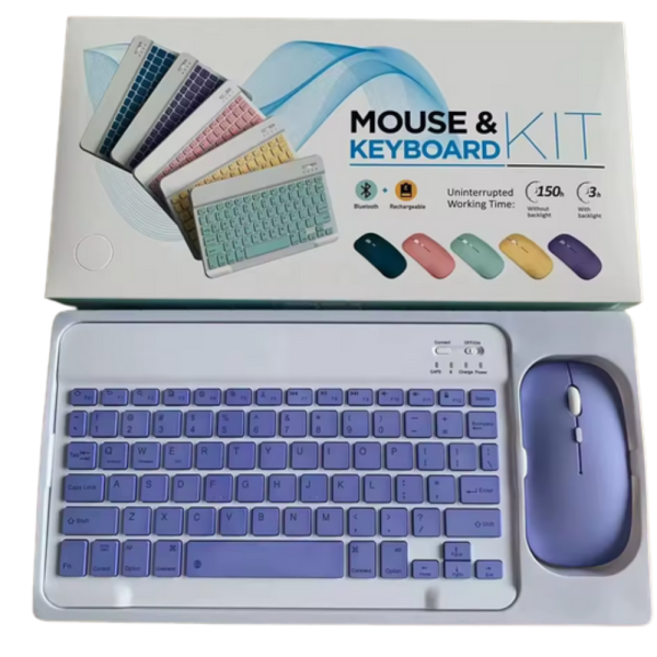 Комплект Bluetooth клавиатура и мишка – ултратънки, презареждащи се, мултифункционални