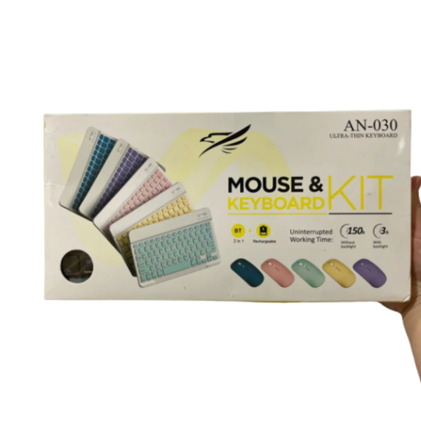 Комплект Bluetooth клавиатура и мишка – ултратънки, презареждащи се, мултифункционални