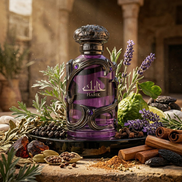 Парфюмна вода Lattafa Habik for Men 100 мл - Мъжествен аромат с нотки на лавандула, канела и пачули