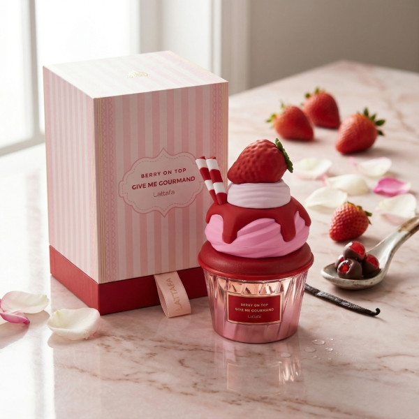 Парфюм за жени и мъже Lattafa Give Me Gourmand Berry On Top – С аромат на ягода и ванилия 3