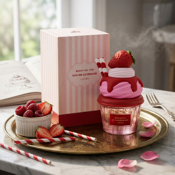 Парфюм за жени и мъже Lattafa Give Me Gourmand Berry On Top – С аромат на ягода и ванилия 5