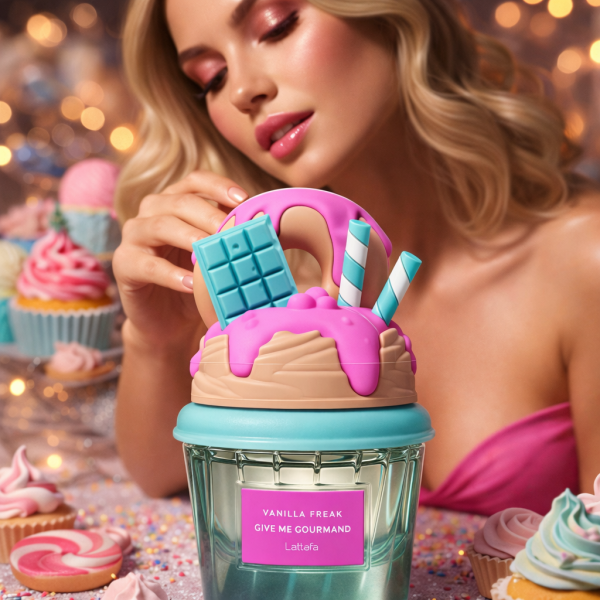 Сладък гурме аромат с нотки на ванилова торта Lattafa Give Me Gourmand Vanilla Freak