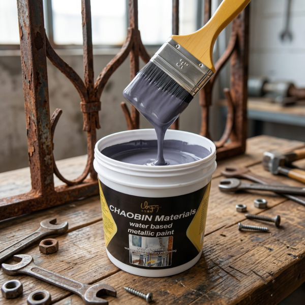 Водоустойчива метална боя за бързо премахване на ръжда - кремообразна на водна основа 5