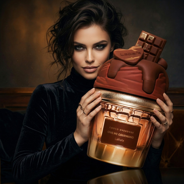 Шоколадов аромат за мъже и жени Lattafa Give Me Gourmand Choco Overdose - Изкусителни нотки на какао и черен шоколад 3