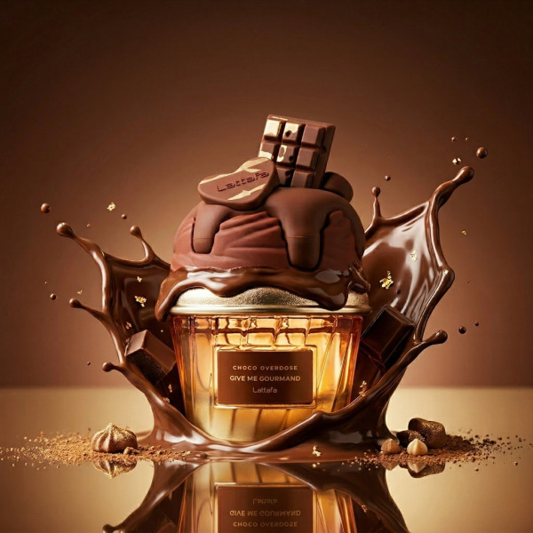 Шоколадов аромат за мъже и жени Lattafa Give Me Gourmand Choco Overdose - Изкусителни нотки на какао и черен шоколад 4