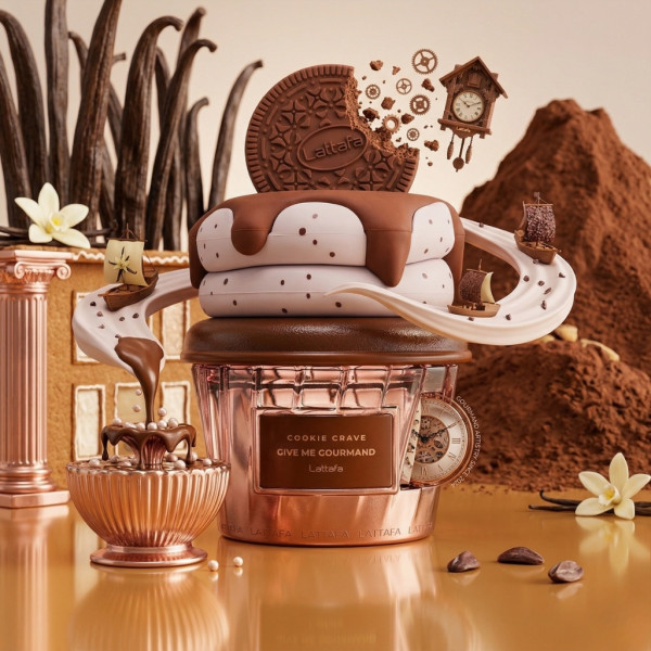 Унисекс парфюм Lattafa Give Me Gourmand Cookie Crave - Гурме изкушение с аромат на бисквитки, какао и ванилия 4
