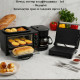 Печка, тостер и кафемашина – 3в1 TV1053+ Подарък Компактен грил и сандвич преса 2 в 1 TV594 2