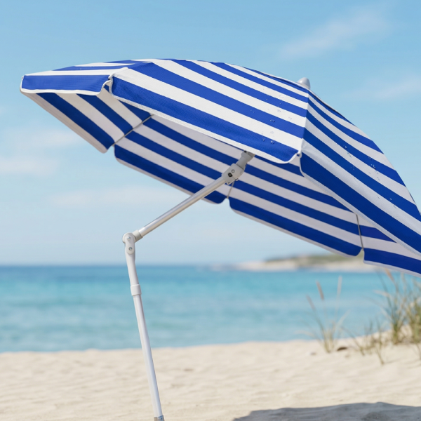 Сгъваем градински чадър 175 см – регулируема височина, за плаж и балкон 4