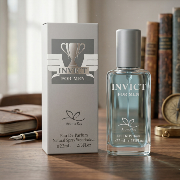 INVICT For Men – Дълготраен мъжки парфюм за енергия, свежест и увереност 22 мл