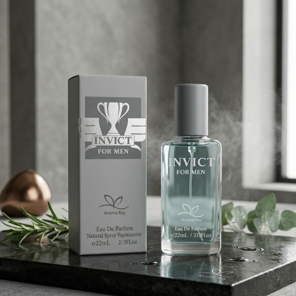 INVICT For Men – Дълготраен мъжки парфюм за енергия, свежест и увереност 22 мл