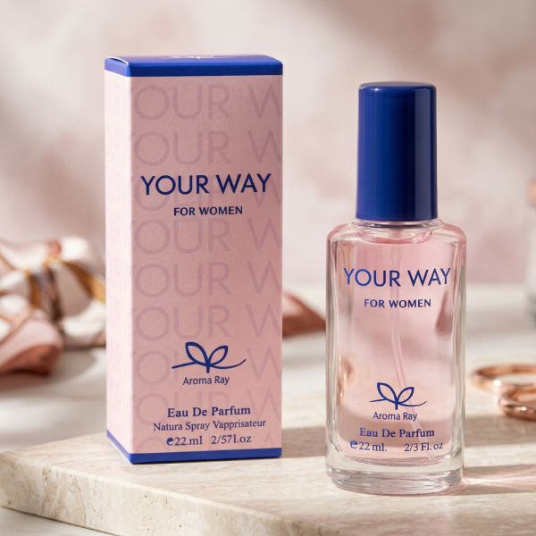YOUR WAY – Нежен флорален парфюм с бели цветя и ванилова мекота 22 мл 1