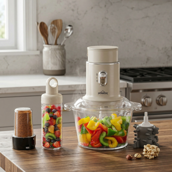 Многофункционален кухненски робот 4 в 1 Homelux - идеален за всяко домакинство