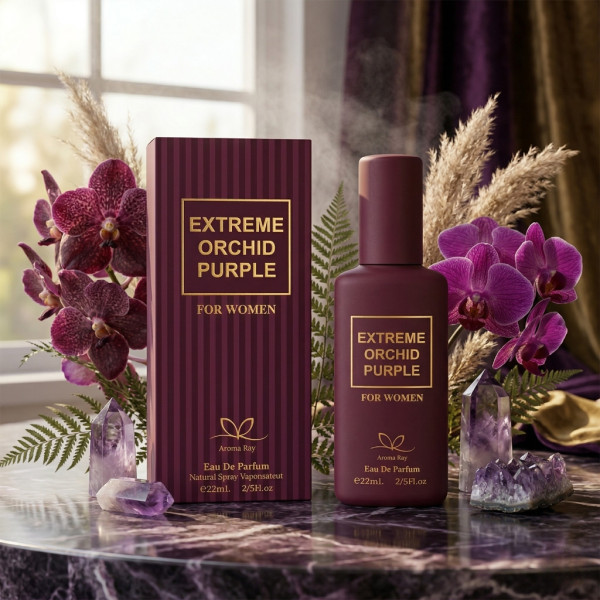 Дамски парфюм Extreme Orchid Purple Aroma Ray, EDP, 22ml - С нотки на червена орхидея и шафран 1