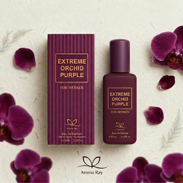 Дамски парфюм Extreme Orchid Purple Aroma Ray, EDP, 22ml - С нотки на червена орхидея и шафран 6