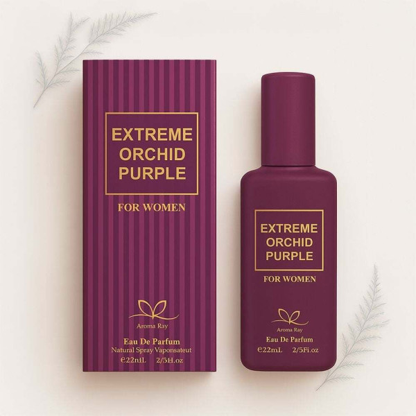 Дамски парфюм Extreme Orchid Purple Aroma Ray, EDP, 22ml - С нотки на червена орхидея и шафран