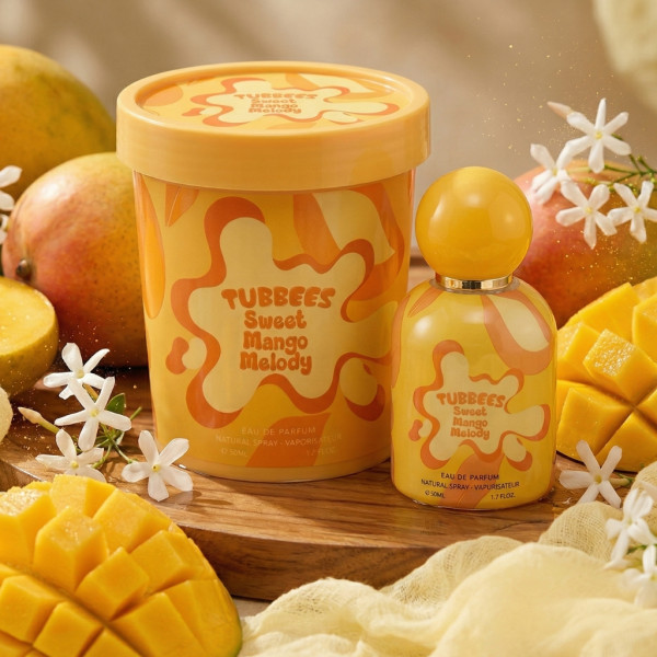 Детски парфюм с тропическо манго и ванилия Tubbees Sweet Mango Melody, 50 мл