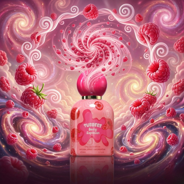 Детски парфюм с плодов аромат с малина, ягода и роза Tubbees Berry Explosion, 50мл 5