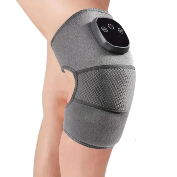 Масажор за коляно с нагряване и вибрации – облекчение при болка, артрит и натоварване