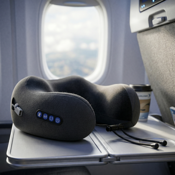 Smart масажна възглавница за врат с топлина и вибрации - моментално успокоение и релакс 4