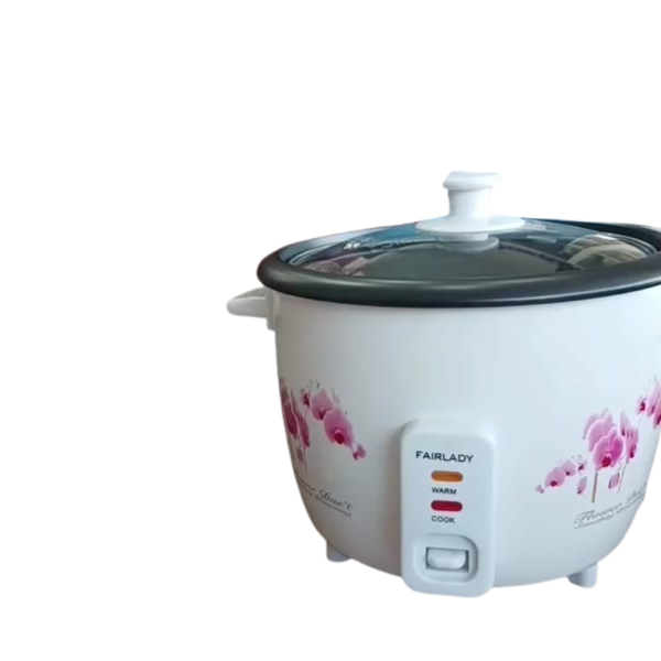 Компактен електрически оризовар 0.6 л с функция готвене и поддържане на топло