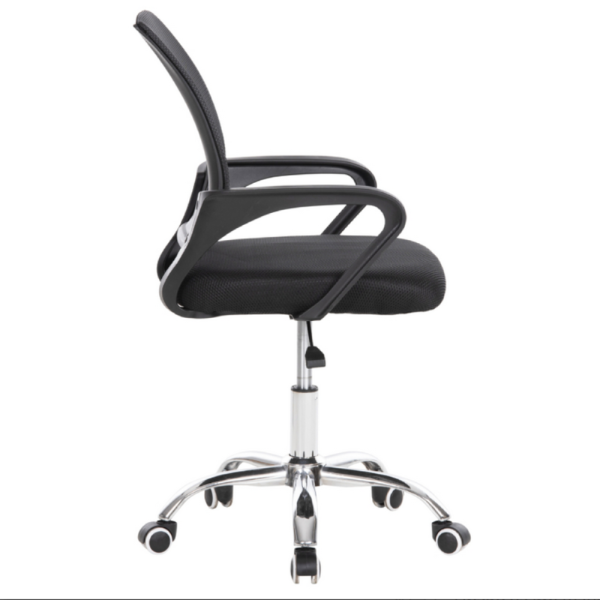 Ергономичен офис стол с дишаща мрежа и регулируема височина – комфорт през целия ден