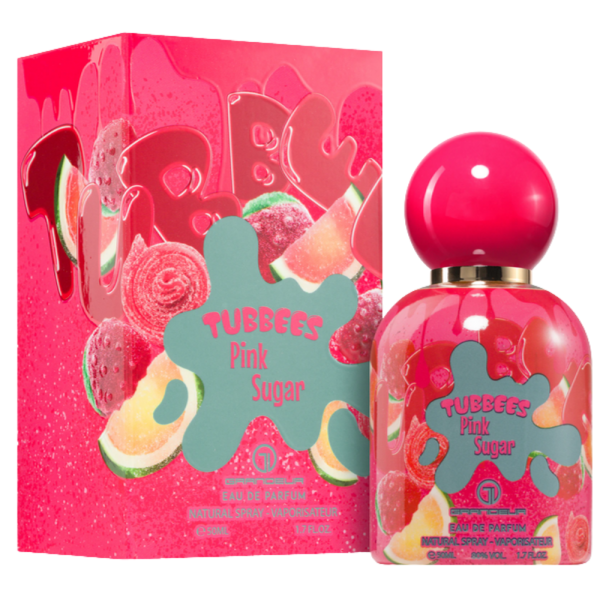 Детски парфюм Tubbees Pink Sugar 50 мл – сладък гурме аромат с праскова, кокос и карамел