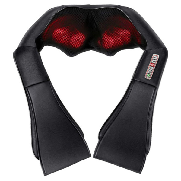 Безжичен 4D шиацу масажор с инфрачервено затопляне 6