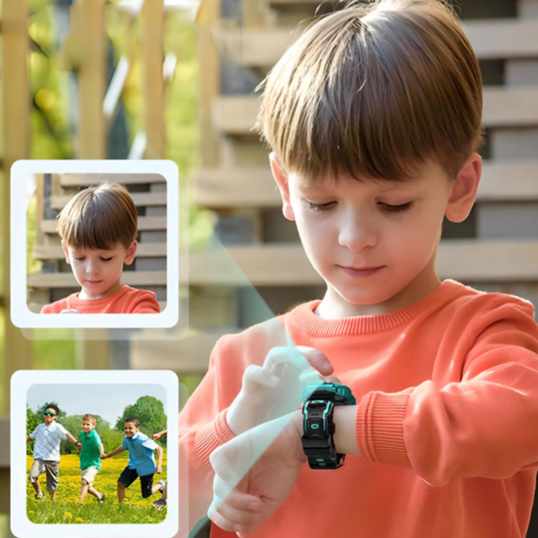 Детски смарт часовник с GPS и SOS бутон – разговори, камера и фенерче, пълна сигурност за твоето дете