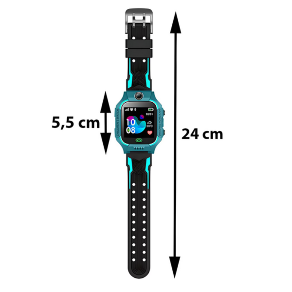 Детски смарт часовник с GPS и SOS бутон – разговори, камера и фенерче, пълна сигурност за твоето дете