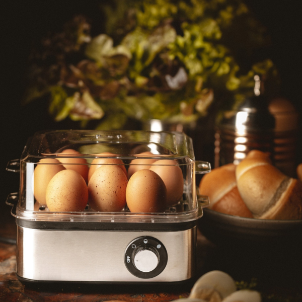 Електрически уред за варене на яйца - до 8 яйца – автоматично изключване и звуков сигнал - Перфектни яйца за минути 7