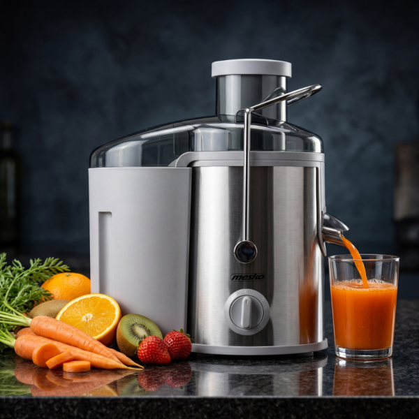Компактна сокоизстисквачка Mesko MS 4126 - Здравословен сок за секунди – 600W мощност и миене в съдомиялна