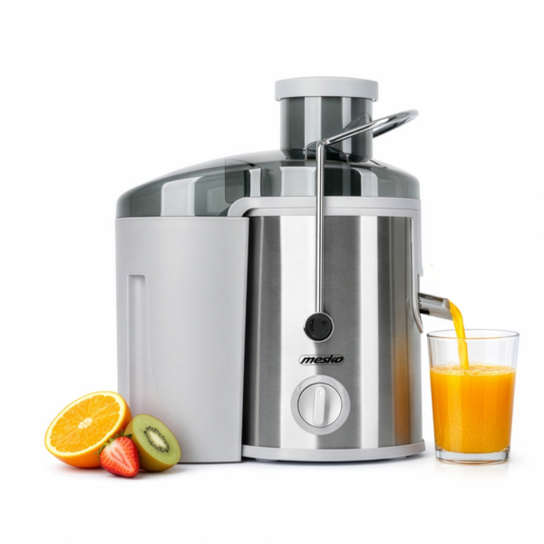 Компактна сокоизстисквачка Mesko MS 4126 - Здравословен сок за секунди – 600W мощност и миене в съдомиялна