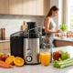 Компактна сокоизстисквачка Mesko MS 4126 в черен цвят - Здравословен сок за секунди – 600W мощност и миене в съдомиялна 6