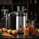 Компактна сокоизстисквачка Mesko MS 4126 в черен цвят - Здравословен сок за секунди – 600W мощност и миене в съдомиялна 9